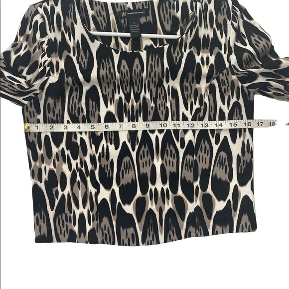 INC International Concepts Women's Printed Ponte Top Size S - Picture 5 of 6